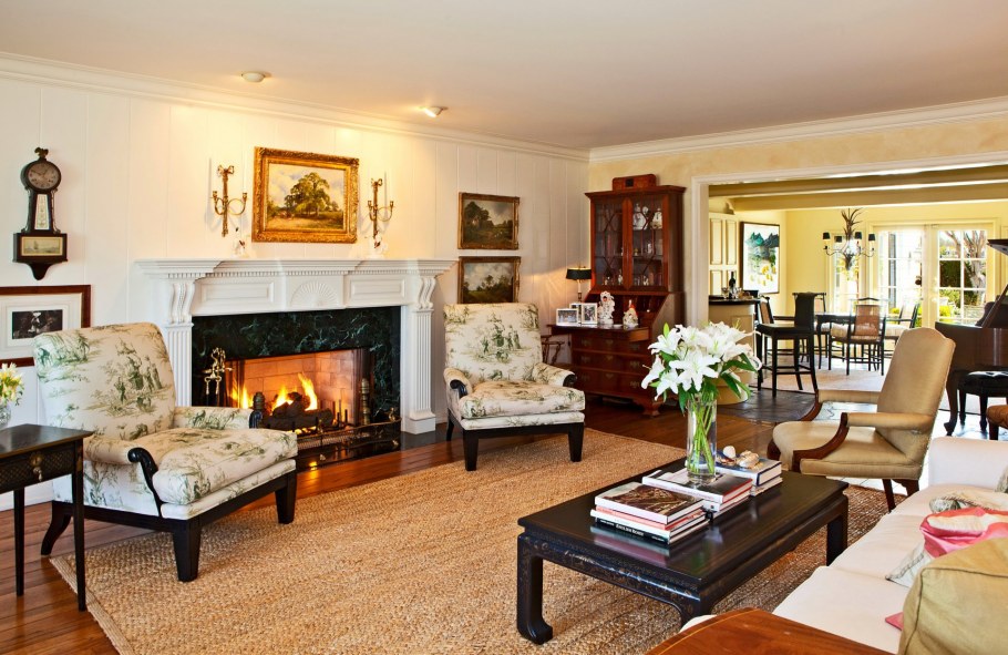 Камин в интерьере