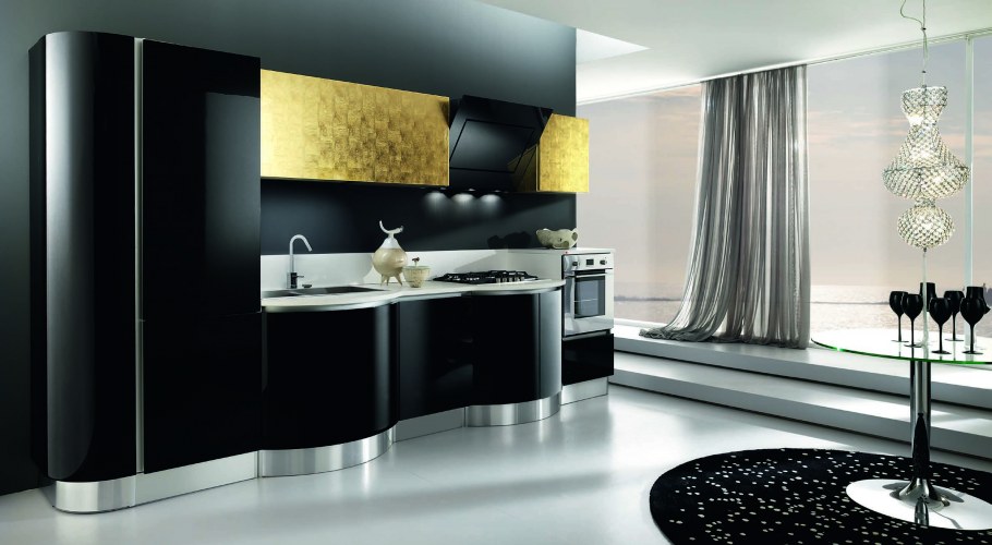 Готический стиль в интерьере кухни