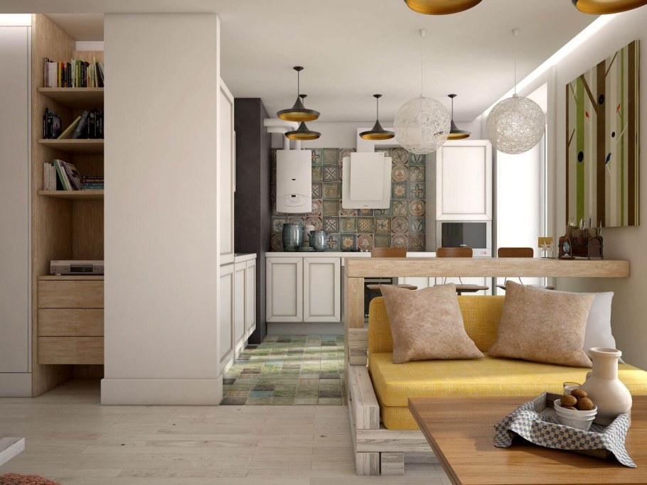 Интерьер квартиры студии