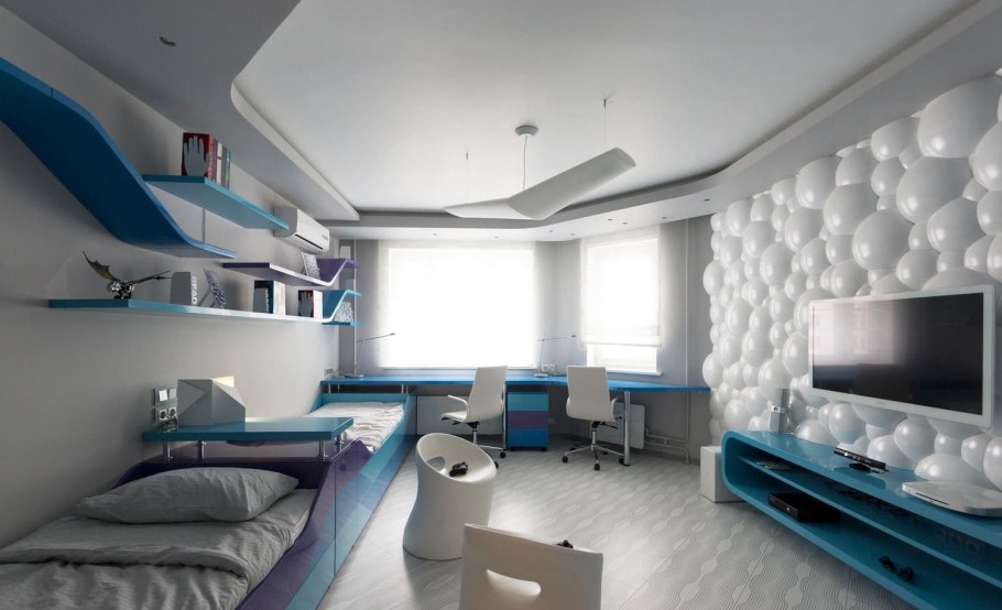 Проекты детских комнат для мальчиков