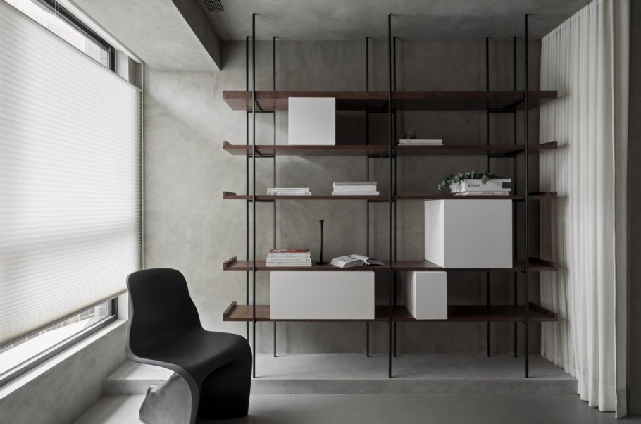 Футуристичный стеллаж