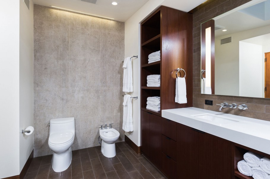 Санузел большой комнаты