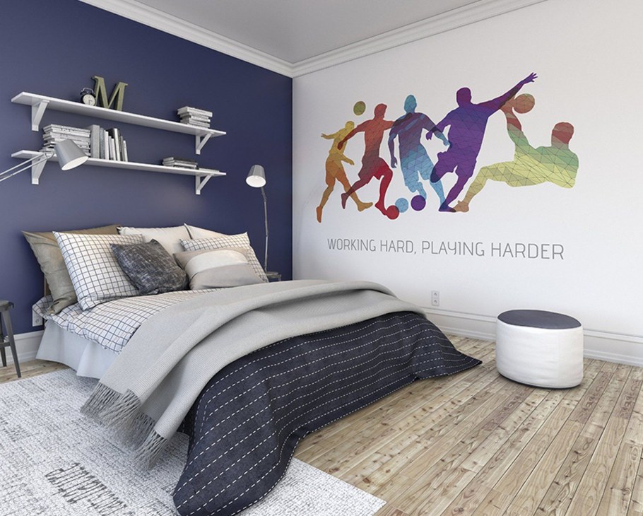 Комната в стиле лофт для парня 12кв м