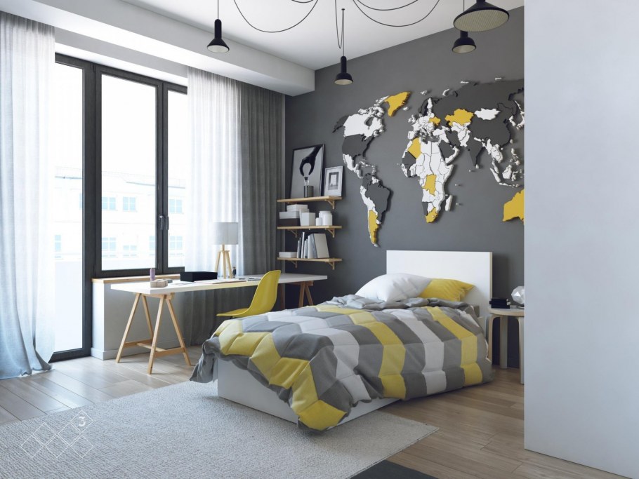 Интерьер комнаты для подростка