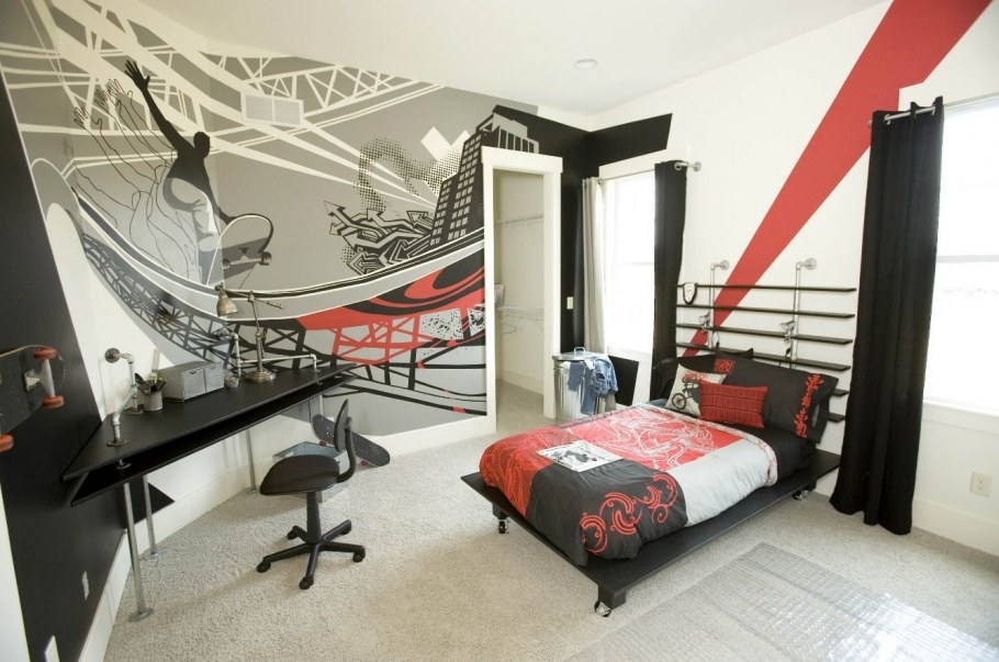 Интерьер подростковой комнаты