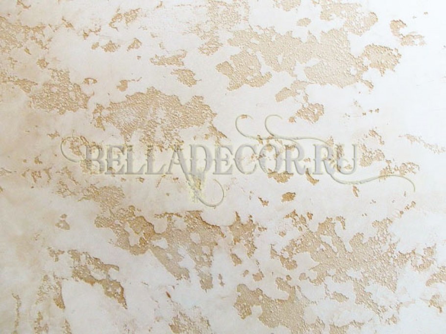 Травертино штукатурка в спальне