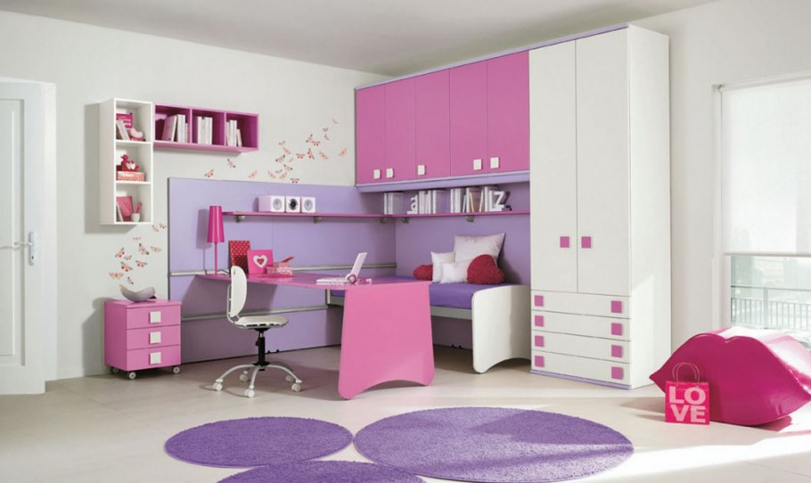 Мебель в спальню для девочки подростка