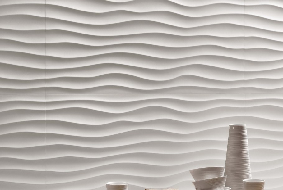 Atlas Concorde 3d Wall Dune White Matt 40x80
