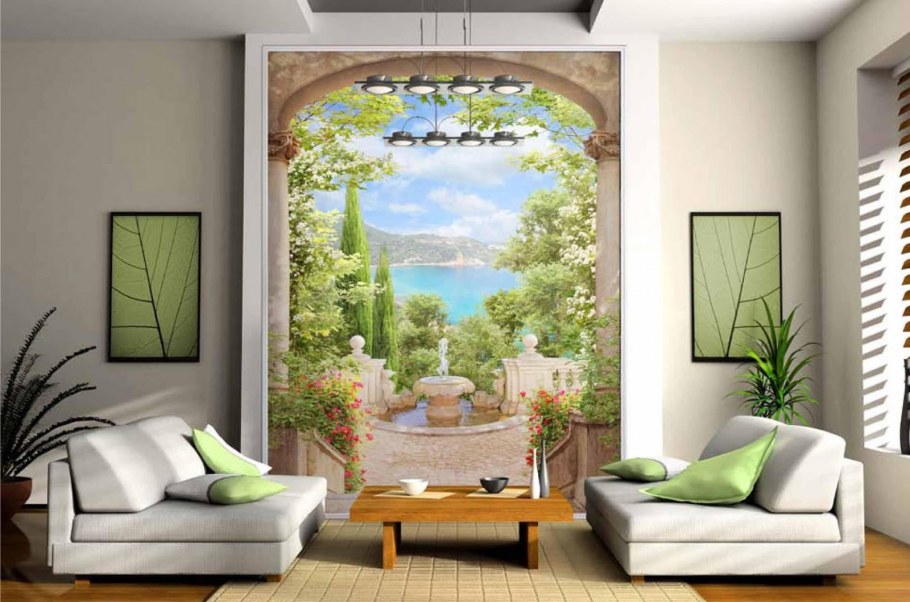 Фрески в интерьере