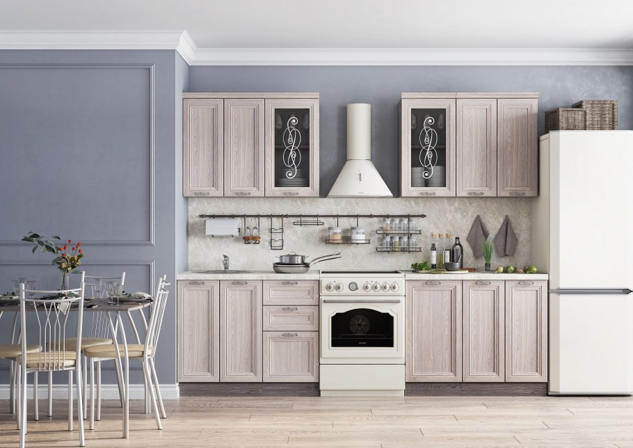 Кухонный гарнитур Велес 2000 Сандал белый