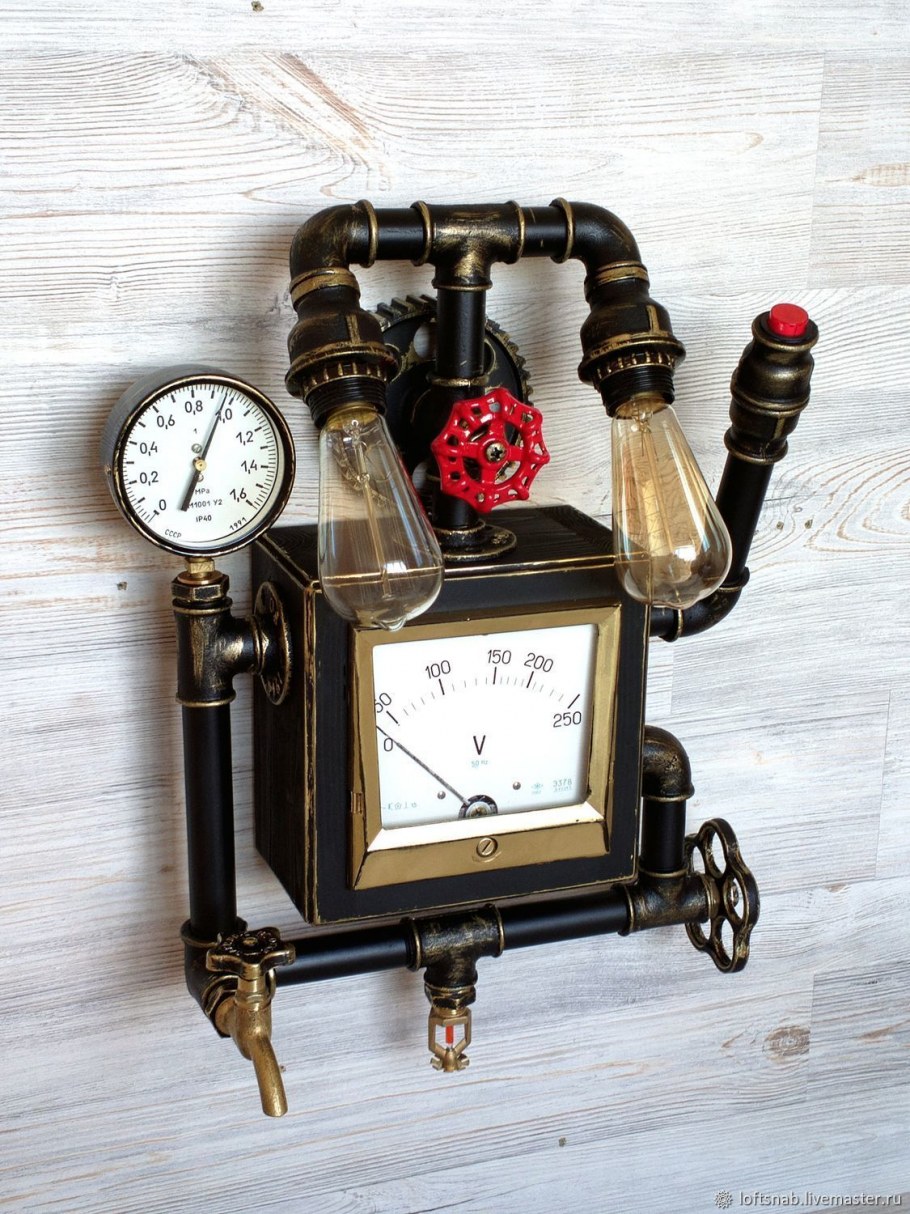 Бра настенные стиле стимпанк