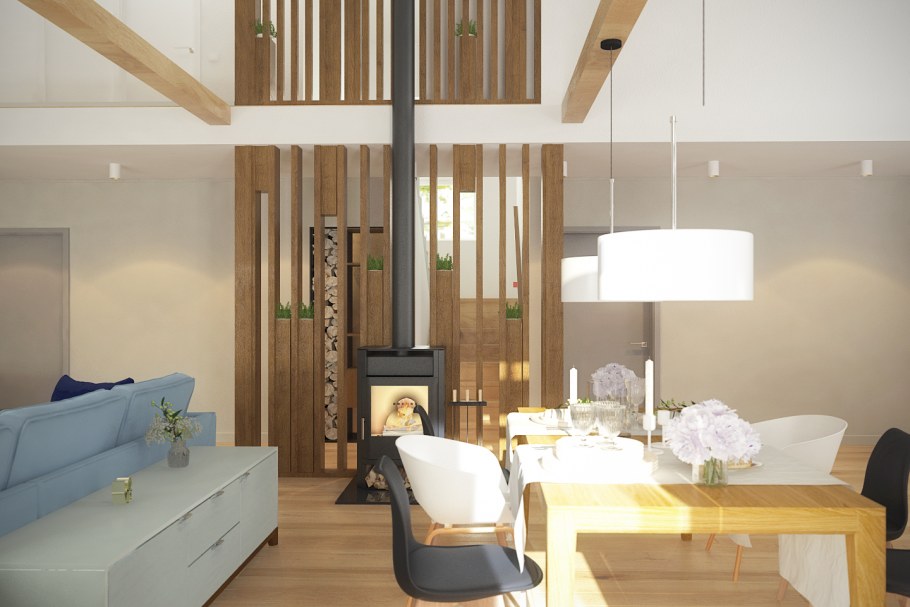 Гостиная со вторым светом