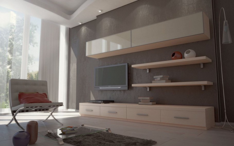 Стенка Минимализм для гостиной