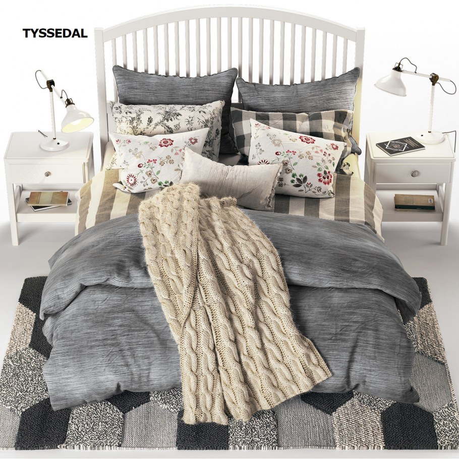 Кровать ТИССЕДАЛЬ икеа