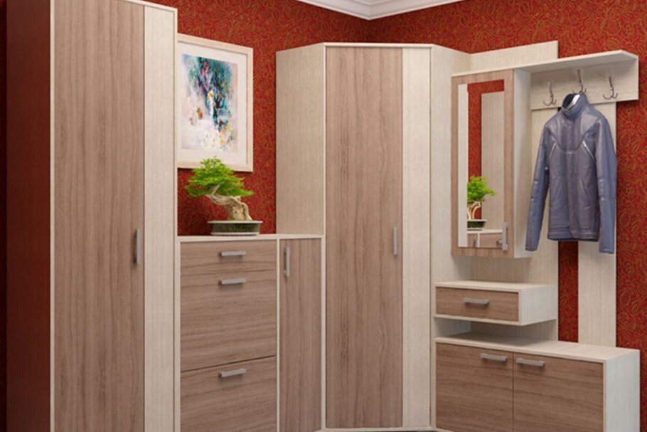 Модульная прихожая Эстель Лайт