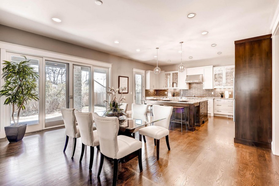 Кухни столовые в частном доме в современном стиле