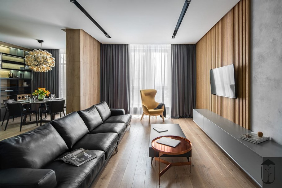 Квартира 3-х комнатная в стиле Минимализм