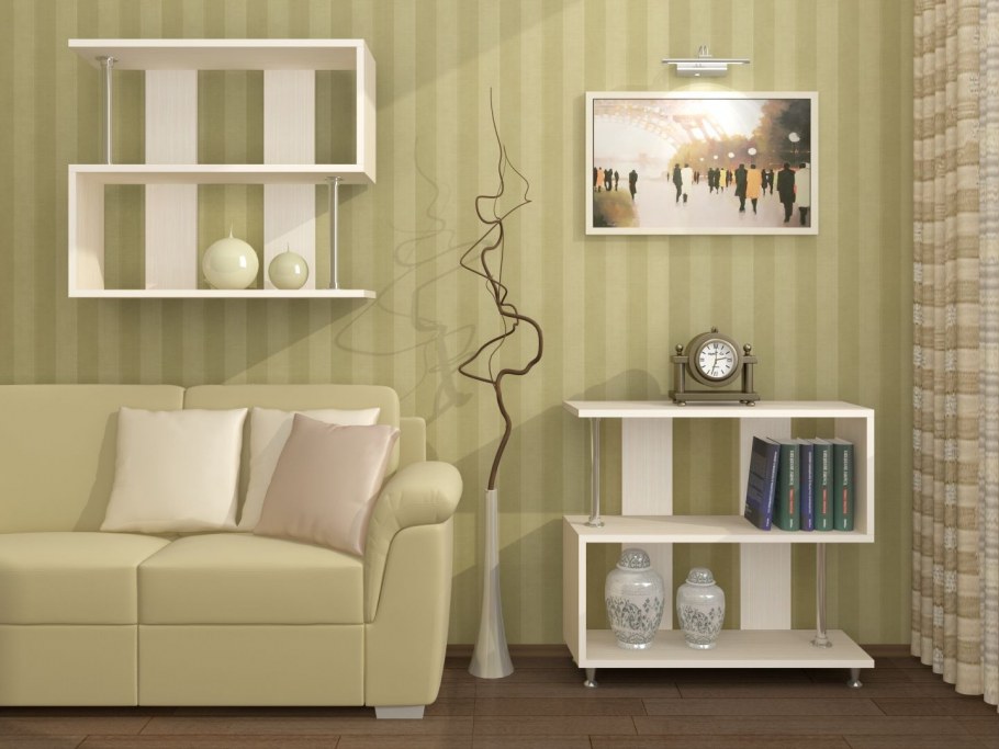 Полки из гипсокартона