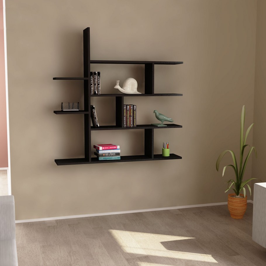 Книжная полка на стену