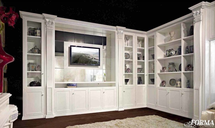 Интерьер домашней библиотеки кабинета