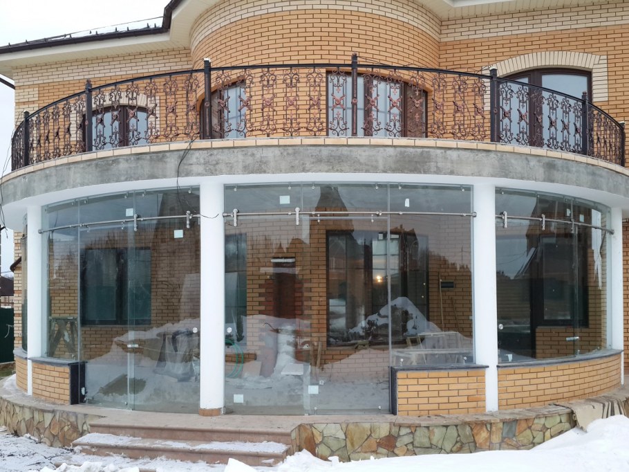 Веранда полукругом