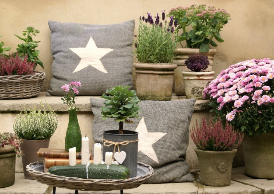 Стильный декор в саду