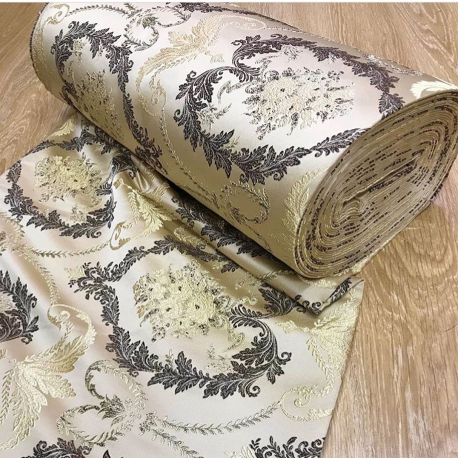 Комбинированные зеленые шторы