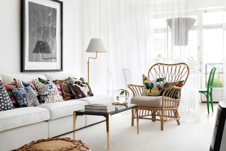 Интерьер спальни в стиле бохо Шик