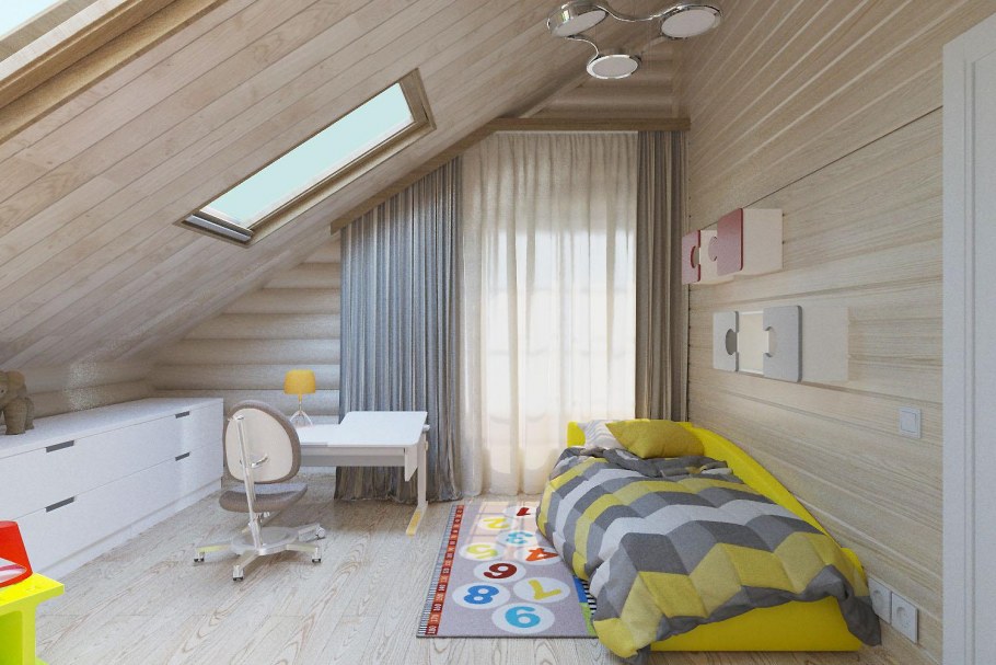 Мансарда экостиль