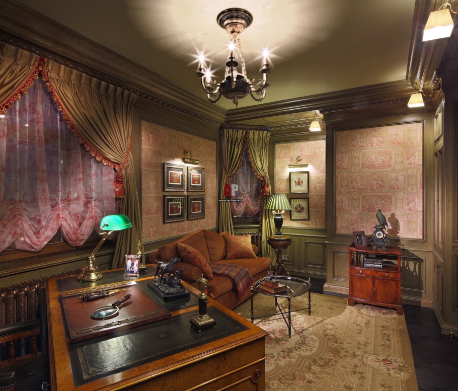 Музыкальный салон-кабинет интерьер