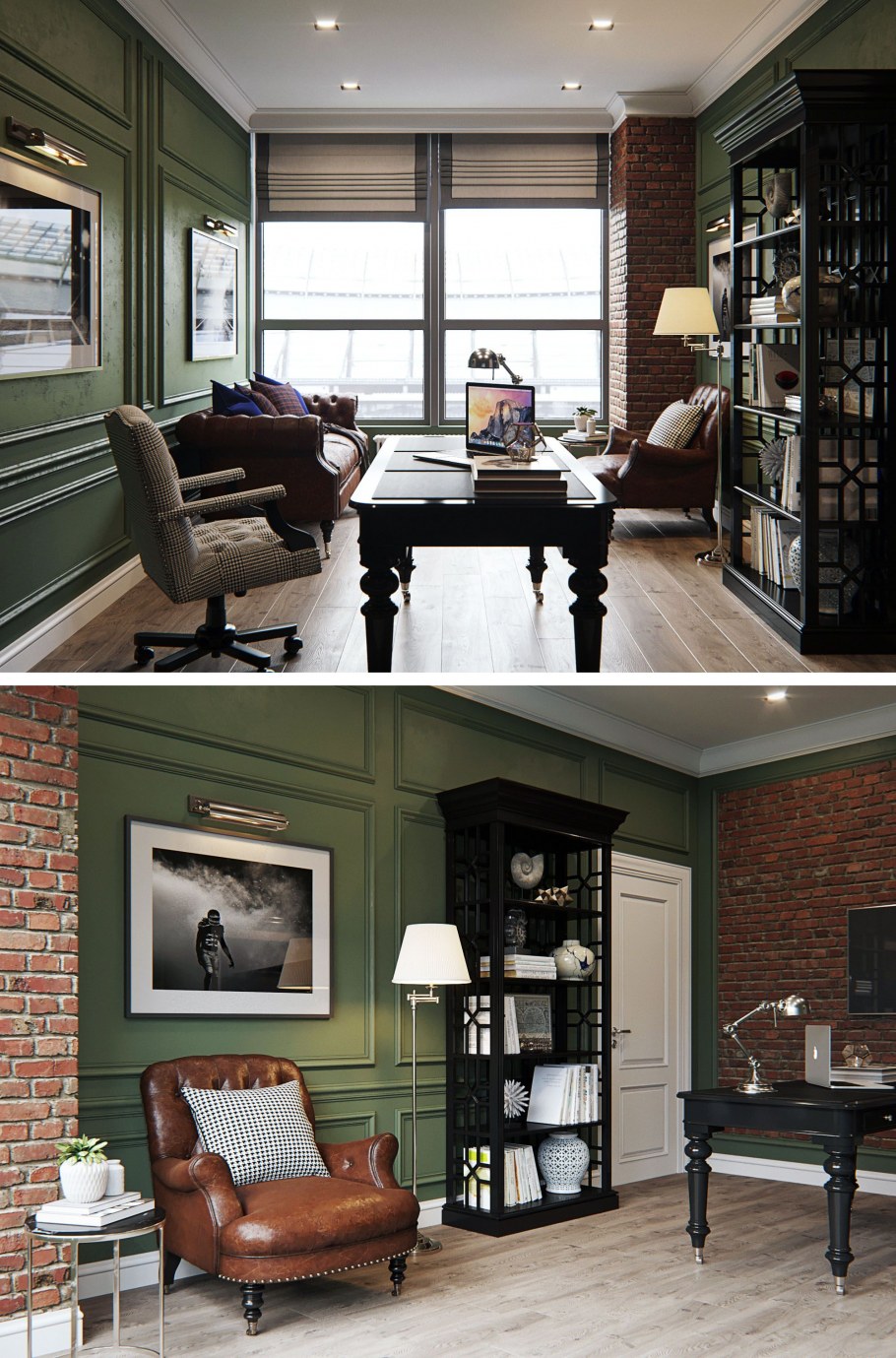 Кабинет в британском стиле