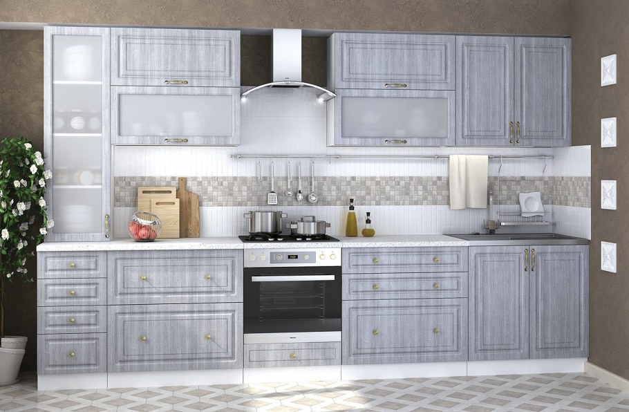 Кухня Прованс зеленая Лорен