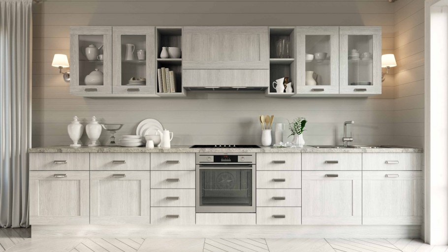 Черно-белые кухни в интерьере реальные фото