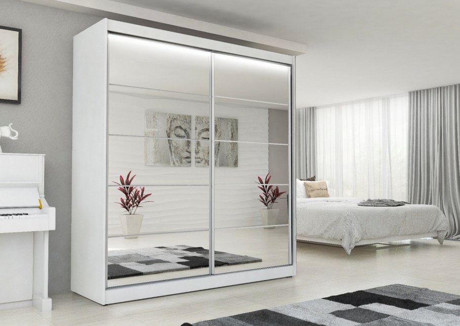 Шкаф Астрон белый глянец