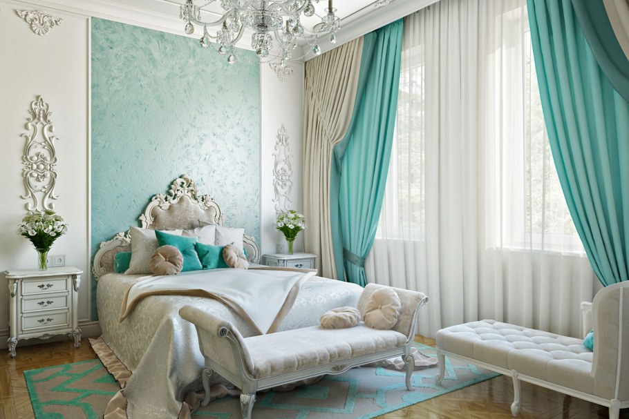 Спальня в стиле Тиффани