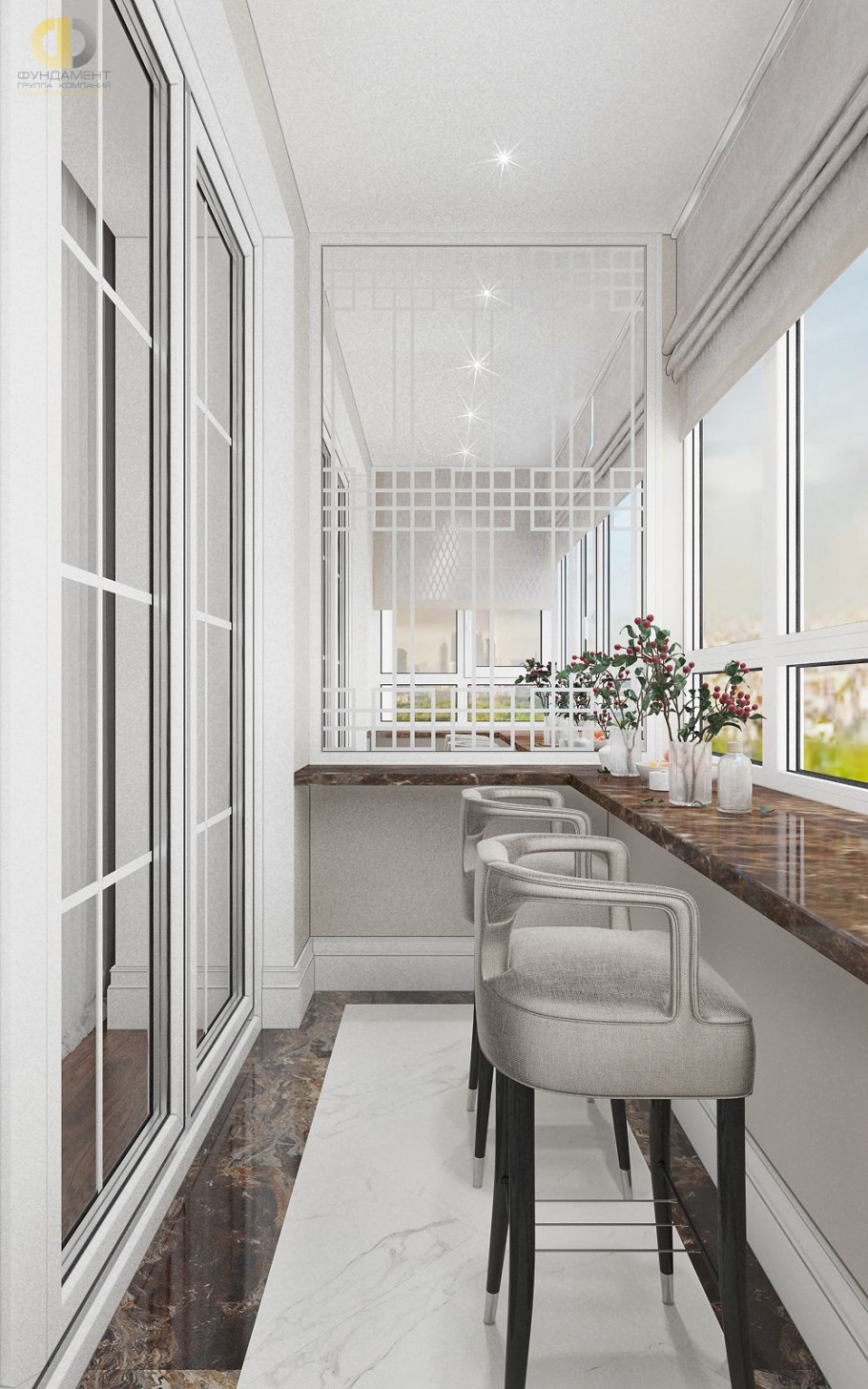 Балкон в современном стиле