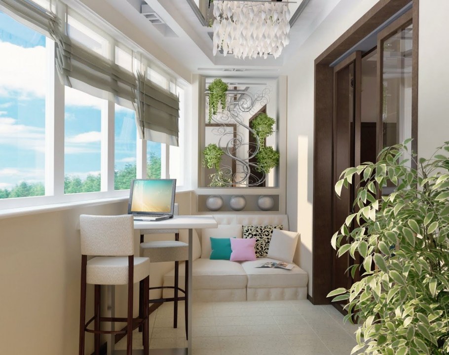 Красивый балкон