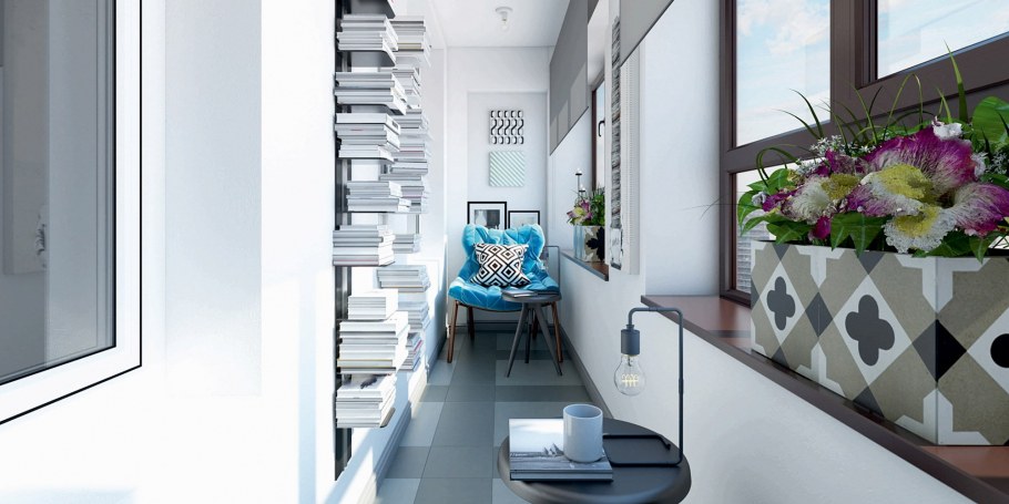 Дизайнерский балкон