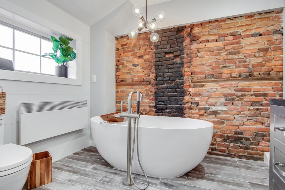 Плитка в стиле лофт для ванной