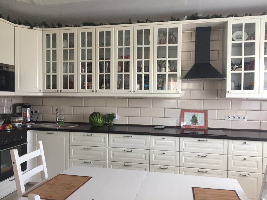 Икеа кухня метод Будбин белый