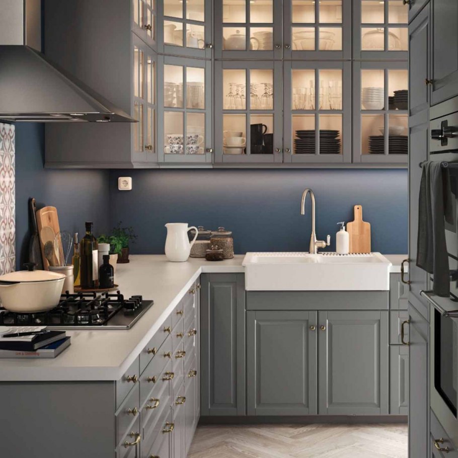 Икеа кухни фасады Будбин белый