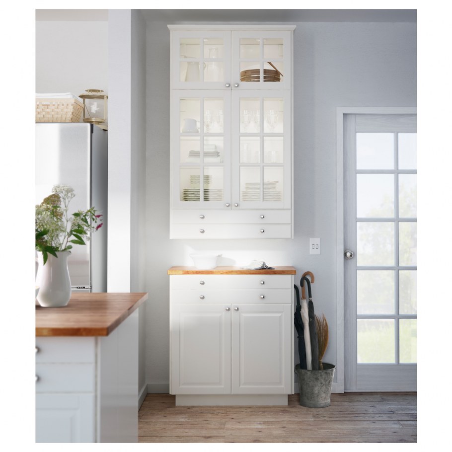 Кухня ikea Будбин белая