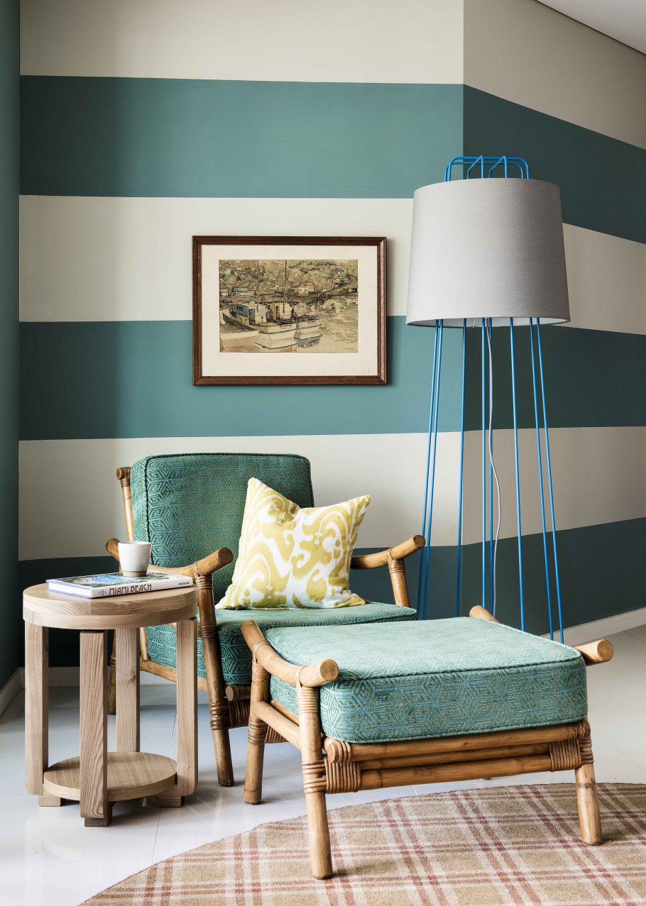 Бирюзовые стены в интерьере