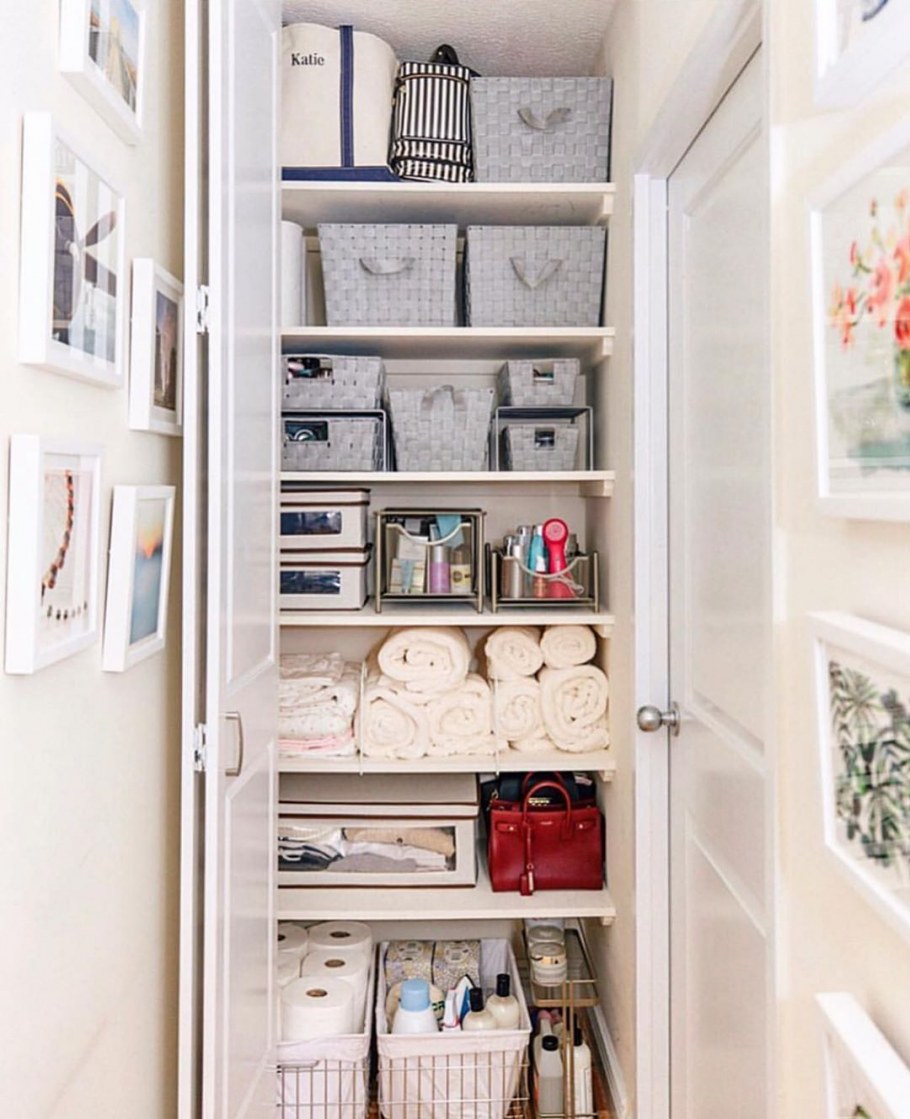 Организовать пространство в шкафу