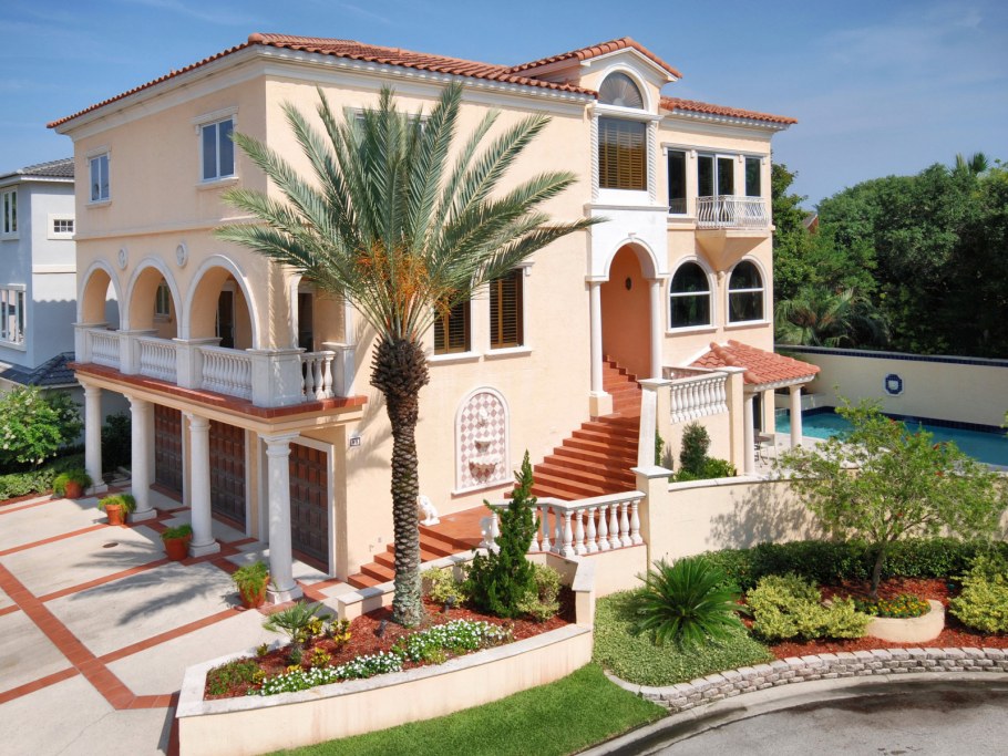 Вилла Средиземноморский стиль фасад