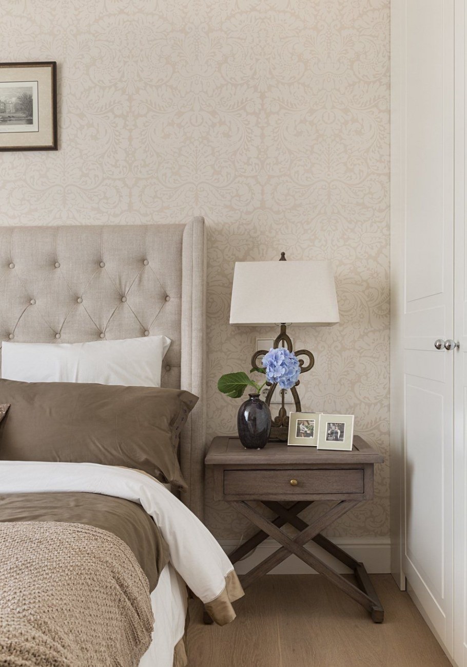 Серо бежевые обои