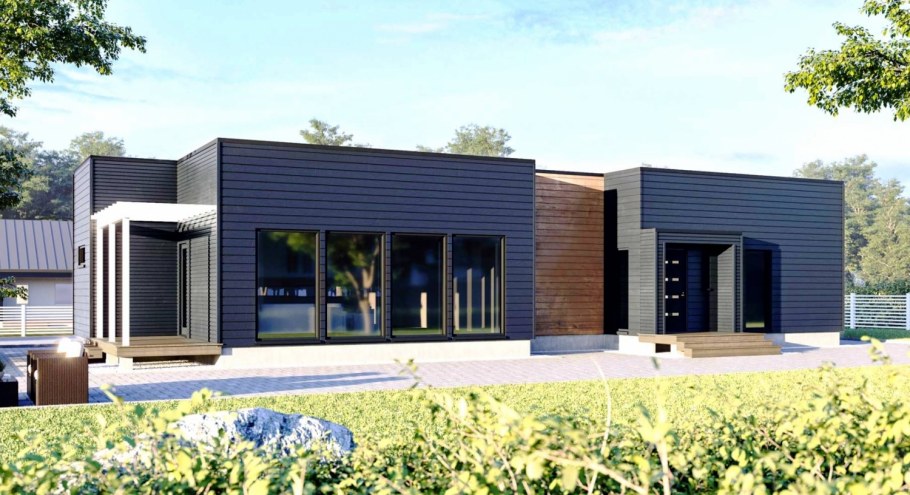 Финские дома с плоской крышей