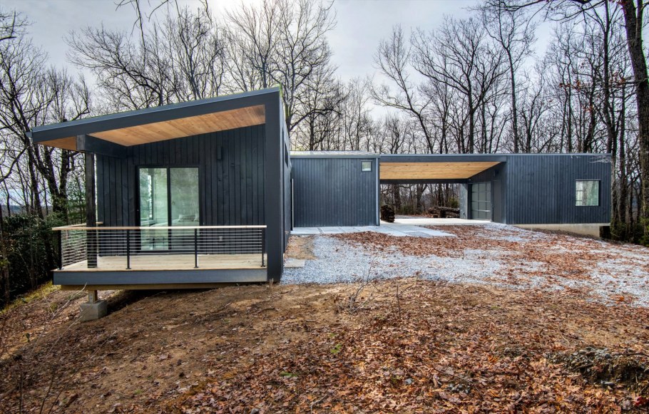 Скандинавские дома с плоской крышей