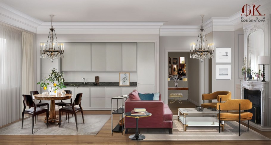 Интерьер Карла Лагерфельда