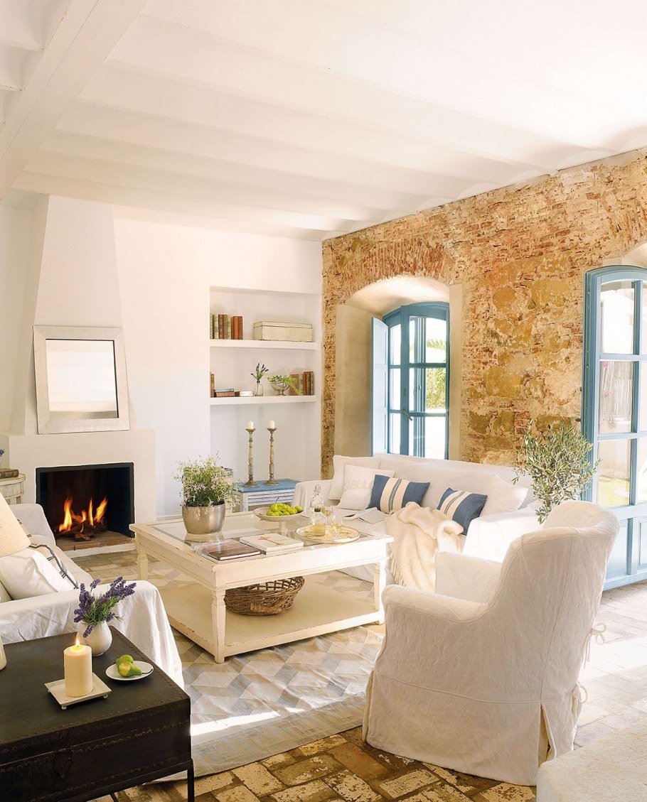 Гостиная в средиземноморском стиле